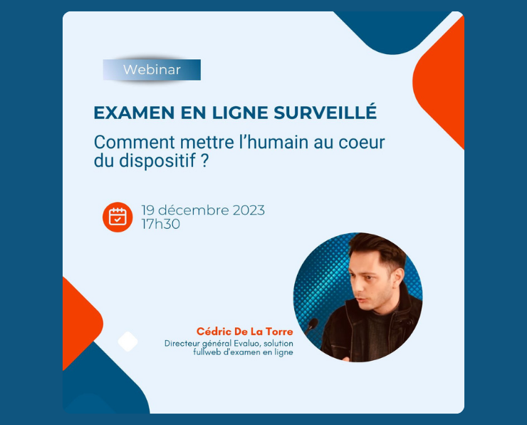 Webinar examen en ligne surveillé